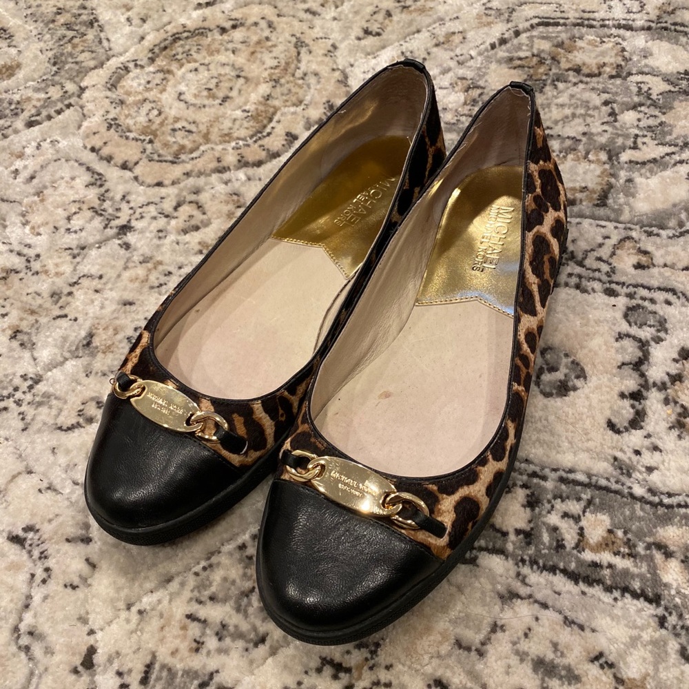 Lainey Ballet Michael Kors flats leopard